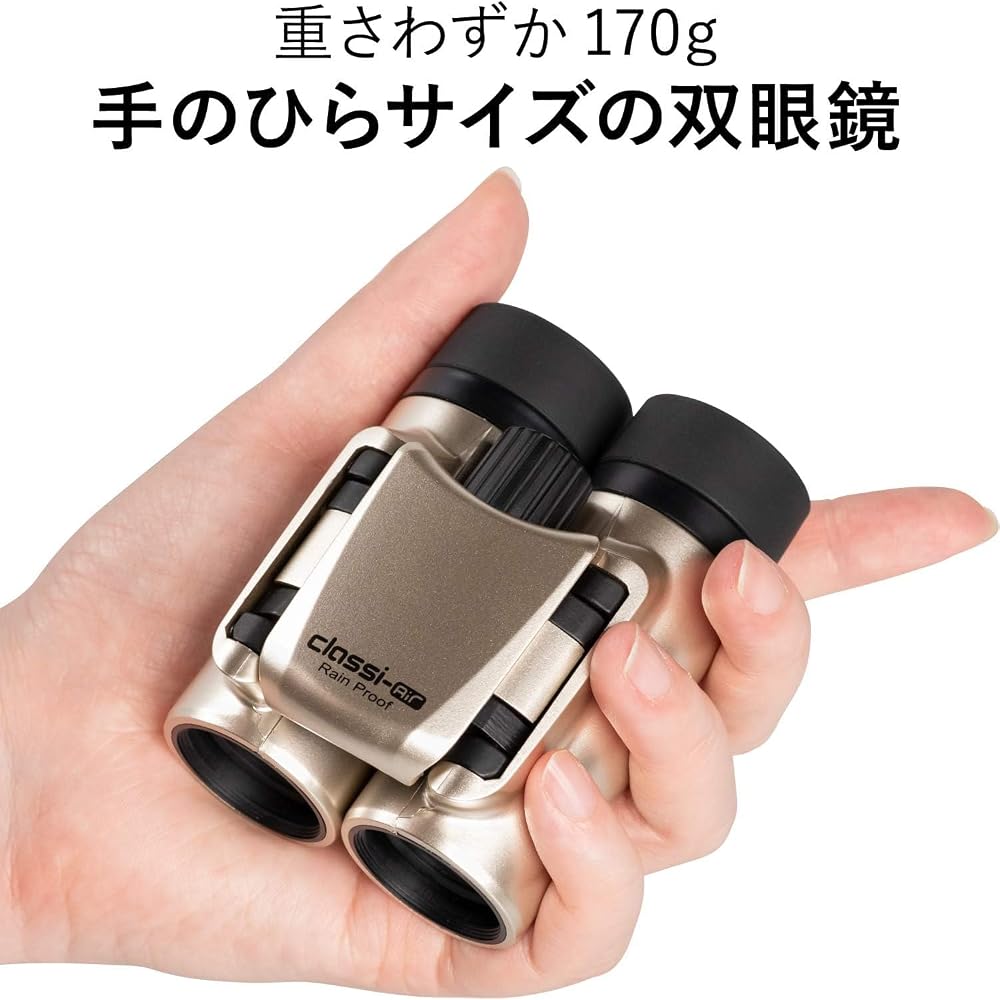 Kenko Classi-air 10x21DH Binoculars for Concerts, Roof Prism Type, 10x Magnification, 21mm Objective Lens, Ultra-Lightweight, Compact, Multi-Coated, G