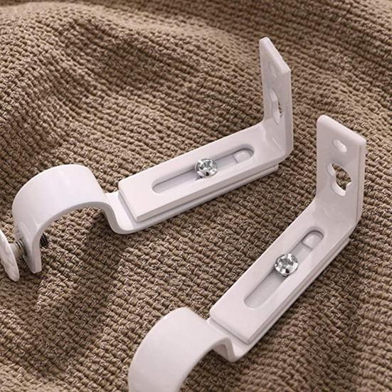 4 шт., кронштейн для карниза, простая установка, держатели для карнизов, сверхмощный кронштейн для оконной драпировки для дома