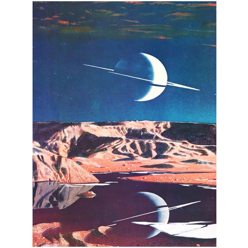 5D DIY Алмазная картина Луна Вид Алмазная вышивка Набор для вышивки крестом Полный горный хрусталь Мозаика Домашний декор