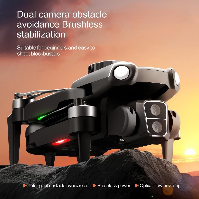 S119 Remote Control Brushless Drone, HD Camera Quadcopter, Folding Optical Flow Positioning, ESC WIFI, Obstacle Avoidance Function