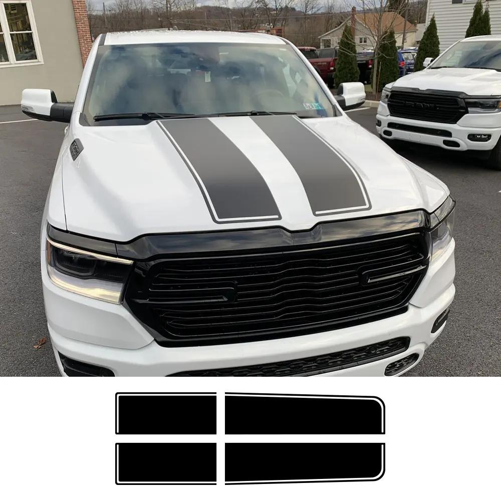 Наклейки на капот и заднюю дверь для Dodge Ram 1500 2500 Hemi Rebel Грузовик Графика Пикап Наклейка Виниловое Покрытие Авто Аксессуары для Тюнинга