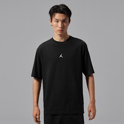 Men's Jordan As M J T-Shirts Men's Black Crew Neck Moderate