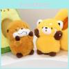 Fruit Kiwi Capybara Peach Plush Toy Animal Fruit Stuffed Doll Set Transformed