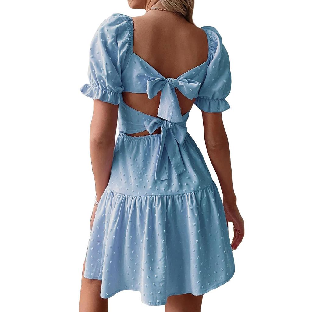 Женский повседневный сарафан длиной до колена, модное удобное платье