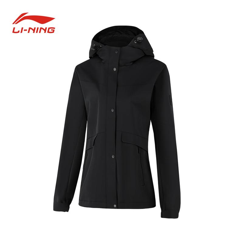 Унисекс водоотталкивающая ветровка с капюшоном Li-Ning