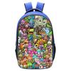 School Bag Monster Choir School Bag, Blue 16 Inch 13 Elementary School Backpack