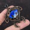 Медный кулон с лабрадоритом, медная проволока, ювелирные изделия, кулон с драгоценным камнем, черепаха, ювелирные изделия, кулон ручной работы, кулон, завернутый в проволоку, подарок для мамы