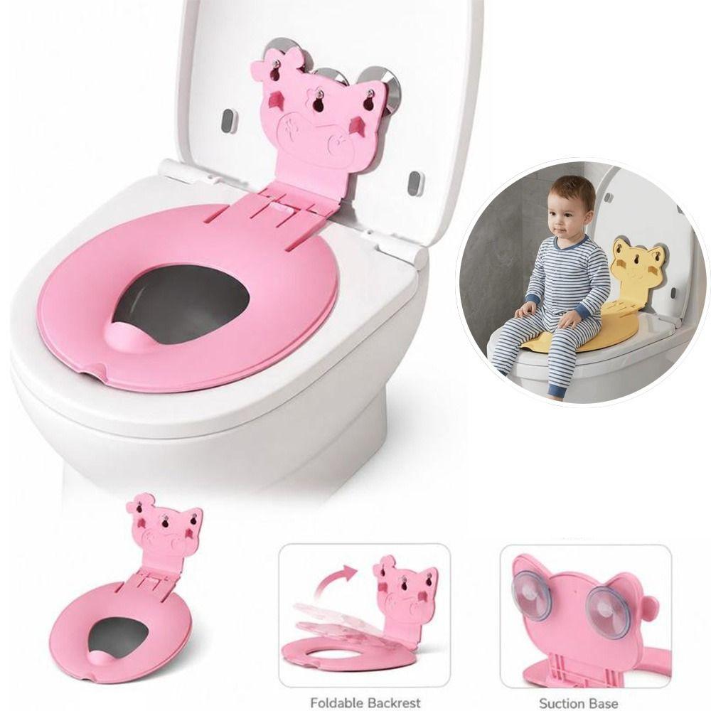 Suction Cup Fixation Toddlers Potty Training Seat Foldable Children Toilet Seat Cover Travel Use