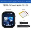 ESP32-C6 AMOLED Сенсорные Часы: 2,06 дюйма, разрешение 410x502, совместим с XiaoZhi.