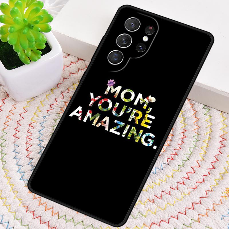 Крутая Мама Мать Лучшая В Мире Силиконовый Чехол Для Телефона Для Samsung Galaxy note 10 pro S26 S25 S24 S23 S22 S21 Plus Ultra Capa Чехол