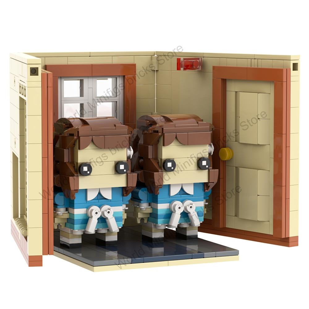 MOOXI MOC Сайлент Хиллс Красная Пирамида Вещи Фильм ужасов Игра Brickheadz Строительные блоки Подарок Игрушки Для детей Взрослых Кирпичики Медол