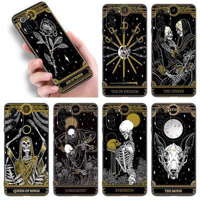 Чехол для телефона Witches Moon Tarot для Xiaomi POCO F2 F3 M2 M3 M4 X3 X4 Pro NFC F4 GT 5G F1 X2 C3 C31 C40 M5S, мягкий черный чехол из ТПУ