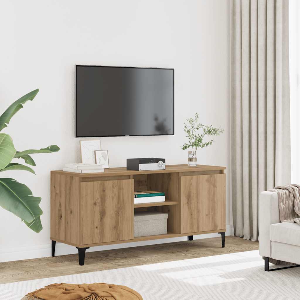 TV Cabinet Artisan Oak 102 x 35 x 50 cm Particleboard