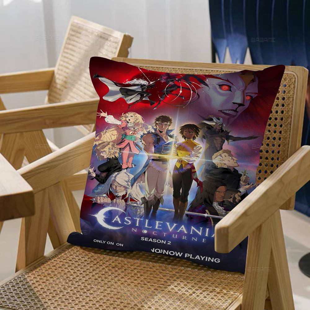 Аниме Игра C-Castlevania Кленовый Дизайн Наволочка Счастливый Осенний Урожай Декор Праздничный Декор Наволочка