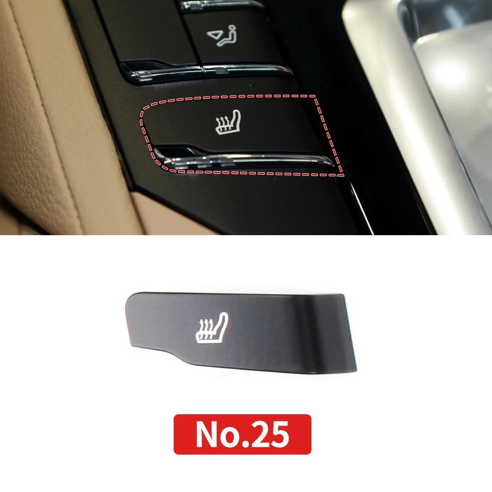 95865310204 AC Heater Climate Control Button Cover Replacement for Porsche Macan Cayenne Panamera