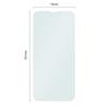 2x Tempered Glass for iPhone 14 Plus, ERBORD 9H Hard Glass, glass