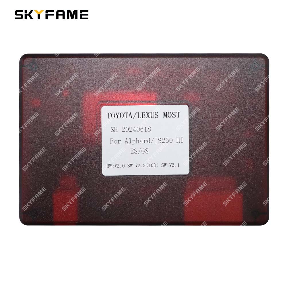 SKYFAME Автомобильная Оптическая Волокно Аудио Canbus Box Декодер Для Toyota Alphard Vellfire Previa Tarago Estima Lexus GS/IS/ES