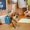 Милая подставка для ручек в виде щенка, украшение, офисное украшение для рабочего стола, смола, канцелярские товары, принадлежности для хранения для студентов, подарки на день рождения для девочек