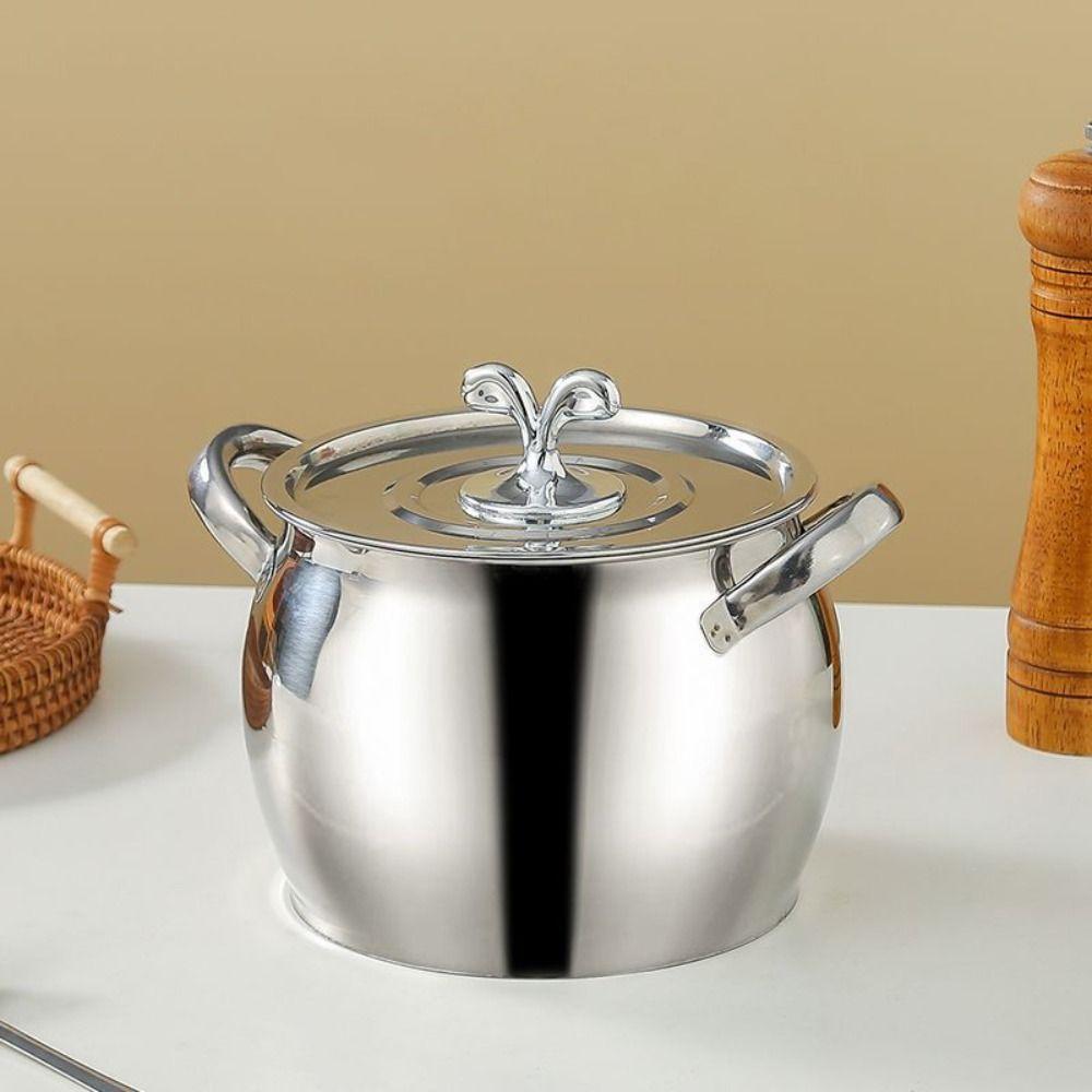 Двуручный горшок для масла с ручками, из нержавеющей стали, для хранения смальца, банка для хранения смальца, для жареных продуктов