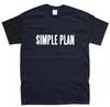 Мужские и женские футболки SIMPLE PLAN T-SHIRT Все размеры S M L XL XXL цвета Черный, Белый