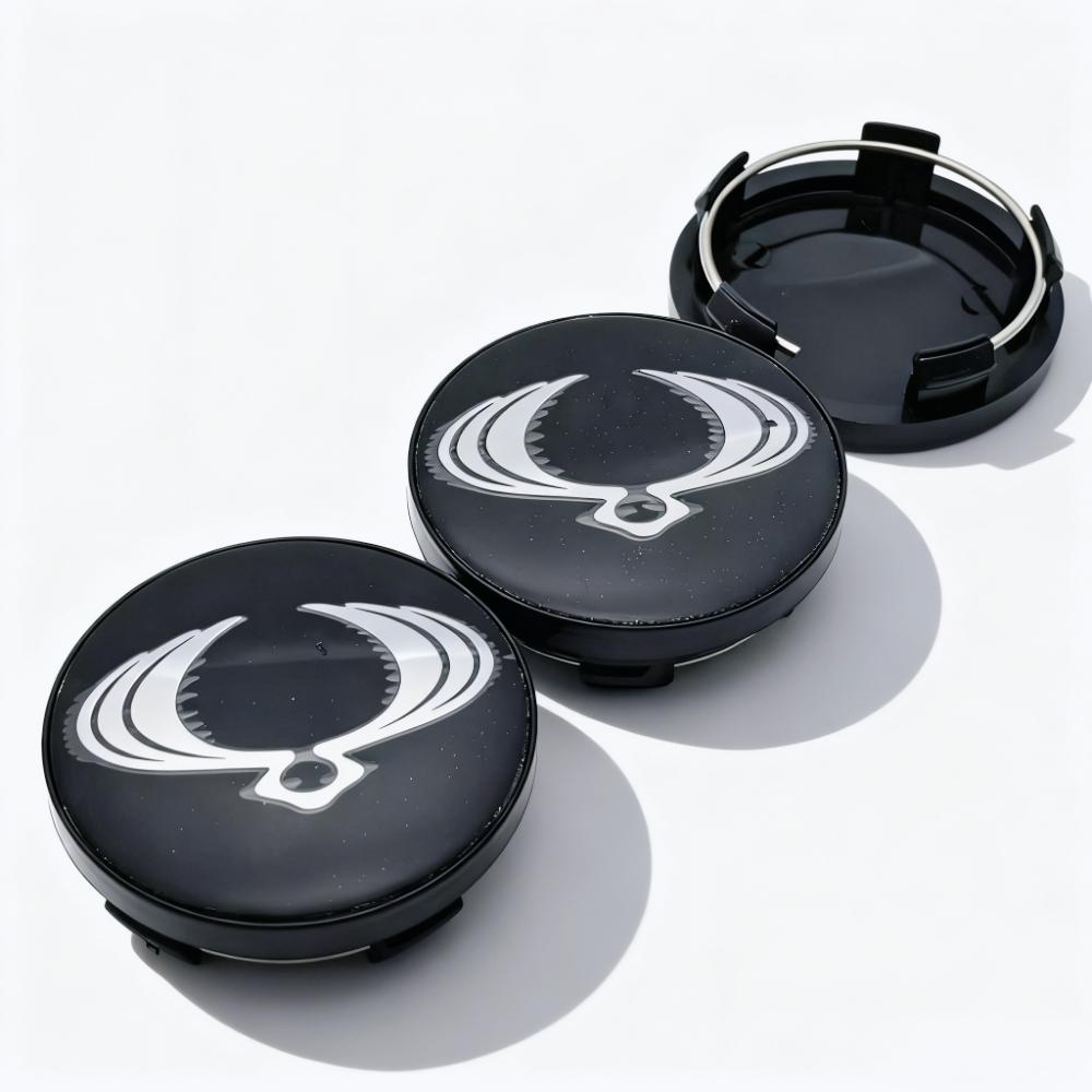4pcs Ssangyong Logo Emblem Badge Car Wheel Center Caps 58MM 54MM Wheels Hub Cap Rim Hubcaps Dust Cover Replace Car Accessories
