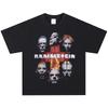 Футболка Rammstein, Мягкая ткань, Повседневная