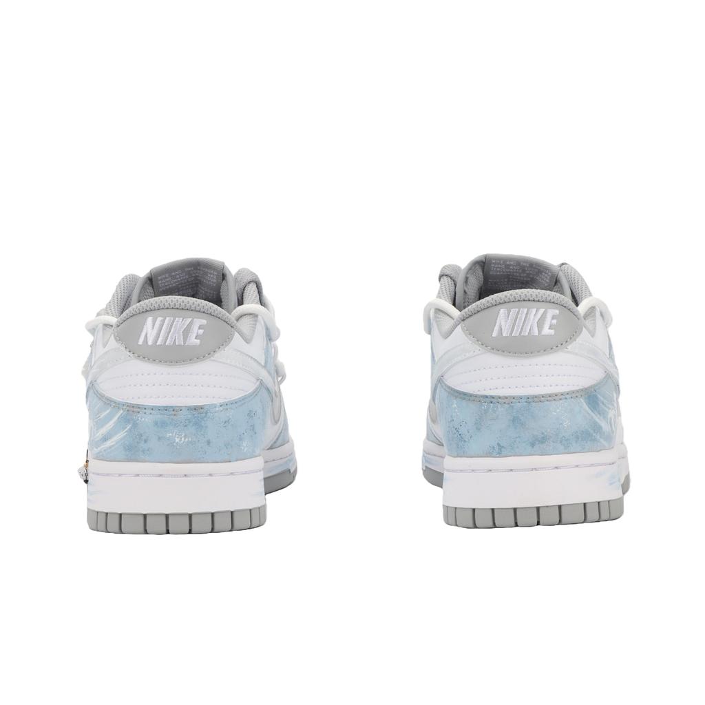 Nike Dunk Jiang Погруженная Луна Износостойкие Нескользящие Низкие Кеды для Скейтборда Унисекс Белый Синий HF5441-105(Team724-)