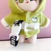 Animal Hoodie for 10cm Doll, Green (Frog) - Plush Clothes, Kigurumi Accessories, Otaku Activities, Doll Mascot, K-Pop Doll Costume [Used]