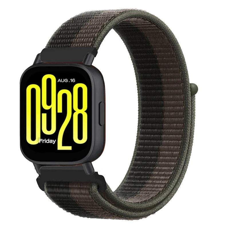 Нейлоновый ремешок-петля 20 мм 22 мм для Redmi Watch 5 Active, дышащий сменный браслет, спортивный ремешок для часов Redmi Wach 5 Lite