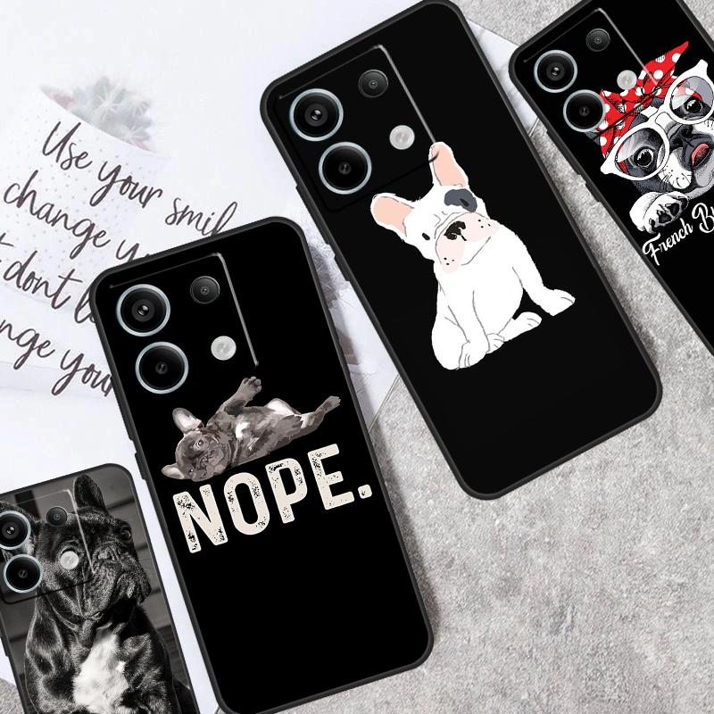 Чехол для телефона French Bulldog Dog для Redmi Note 13 Pro 9 10 11 12 Pro Plus 9S 10S 11S 12S Чехол для Redmi 12C 10C 13C