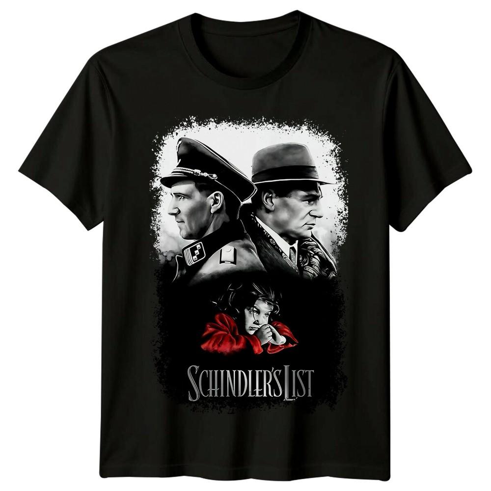 Список Шиндлера (1993) Футболка с постером фильма в стиле ретро 80-х