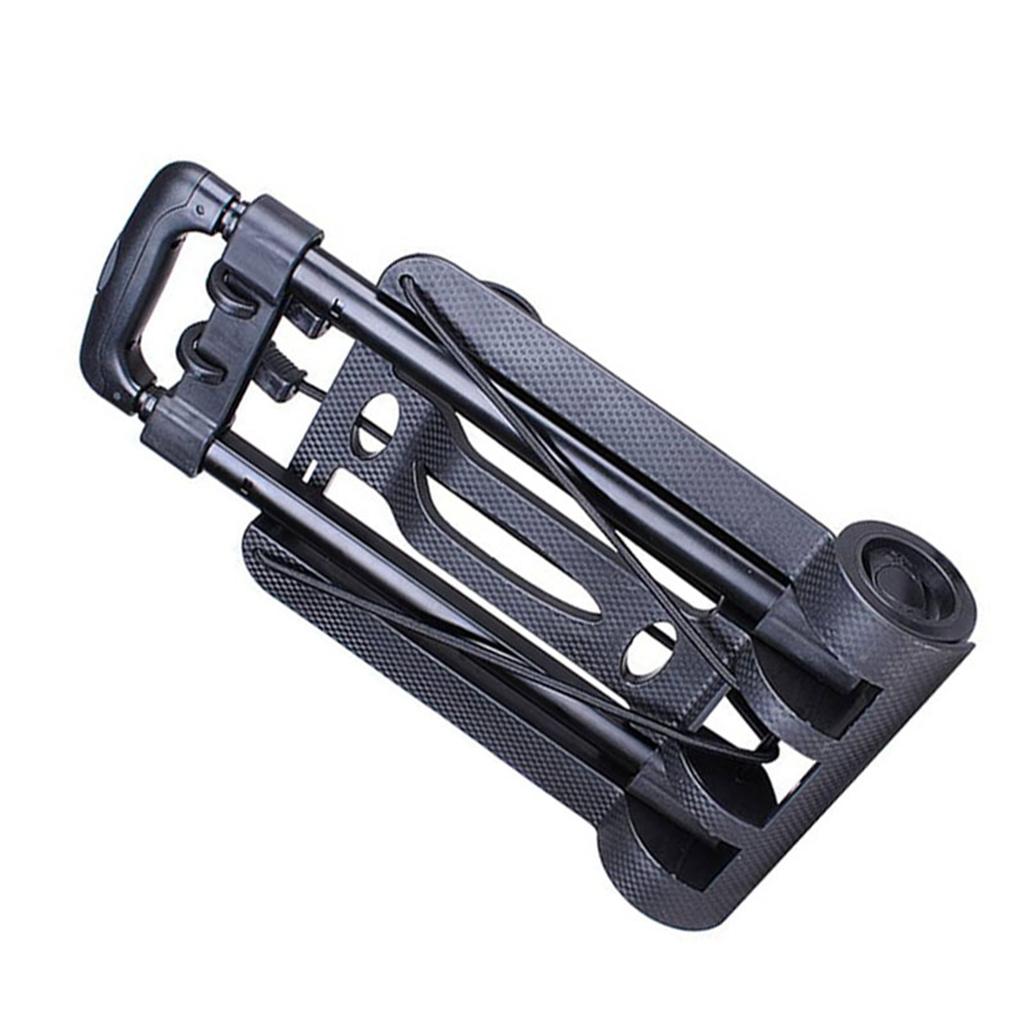 Small Folding Hand Truck with 2 Wheels Dolly Luggage Trolley Cart Portable Compact for Carrying