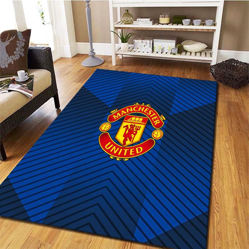 Ковер Manchester United F для гостиной, спальни, дома, украшение для дивана, нескользящий коврик для детских игр