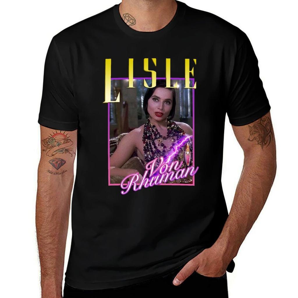 Lisle Von Rhuman - Death Becomes Her Tribute T-Shirt Casual Print Tee Top