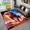 Новый 3D-коврик Dream Lion Animal, большой ковер для гостиной, спальни, дивана, коврик для украшения, детский нескользящий напольный коврик