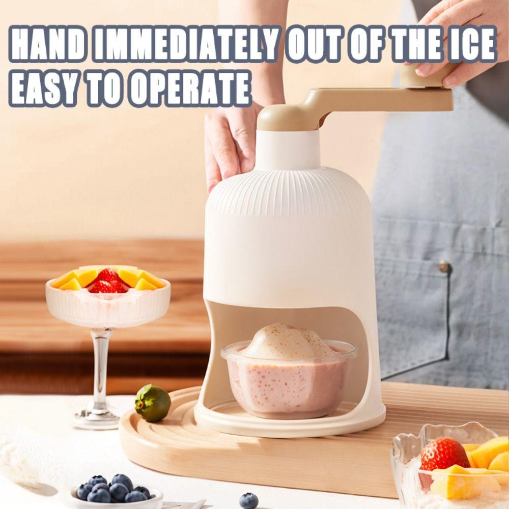 Rotary Manual Shaved Ice Machine Manual Manual Ice Shaving Machine  for Making Snow Cones