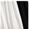 Dimanaf 2024 Plus Size Summer Long Pants Women Elastic Pants Loose Straight Casual Female Basic Trousers Wide Leg Pants White 5XL