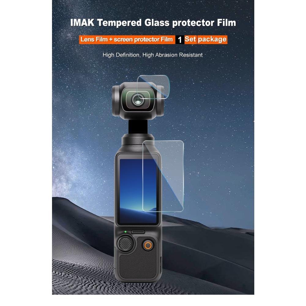 Защитная пленка из закаленного стекла IMAK для DJI Osmo Pocket 4