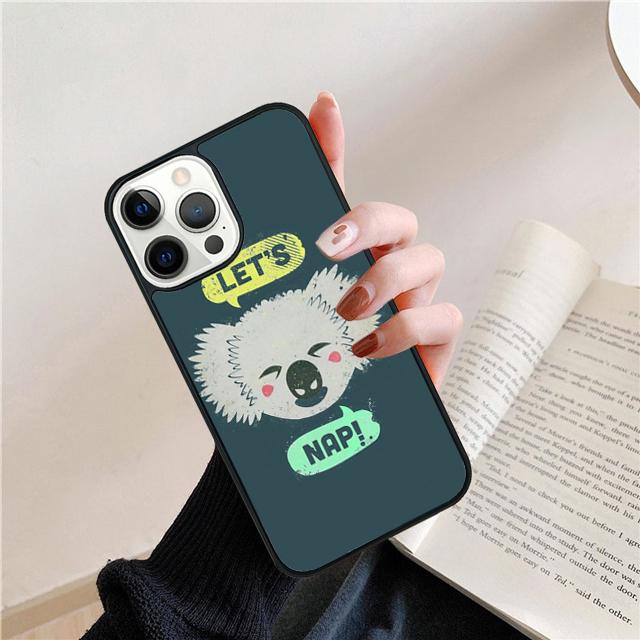 Смешное животное Коала Мягкий Чехол для Телефона Для iPhone 17 Air 15 16e 14 13 12 Pro Max 11 Pro Max Plus Чехол-Ракушка