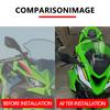 For Ninja ZX4R ZX4RR ZX6R Ninja 636 ninja 500 Motorcycle Mirror Modified Wind Wing Rotating Rearview Mirror Side View Mirror