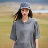 Skechers Elegant Diamond Collection Polo Shirt Unisex Gray L225M207-00Q9