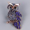 5 Pcs Women Brooch Set Owl Bee Dragonfly Peacock Hummingbird Crystal Brooch Colorful Crystal Brooch for Clothing