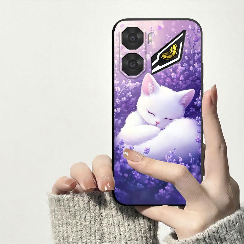 Чехол для ZTE Nubia Neo 3 GT, мягкий силиконовый бампер, задняя крышка для ZTE Nubia Neo 3 5G, модный черный TPU с принтом, чехол для телефона