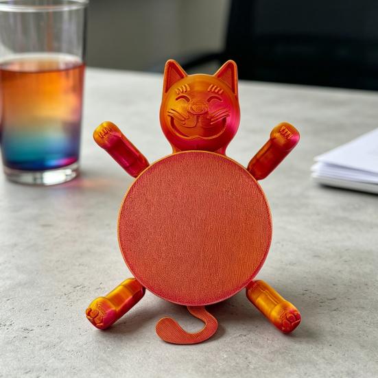 3D Печать Кошка Подставка под стакан Смешная Милая Подставка для кружки Кошка для Напитков Бар Кухонный Стол Декор для Вечеринки Подарки на День Рождения для Любителей Кошек