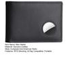 Men's Bifold Wallet Genuine Leather Wallet with Airtag Holder RFID Blocking Pocket