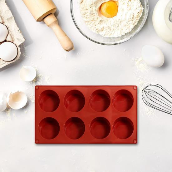 Силиконовая форма для торта, круглая форма для шоколадного десерта, пудинга, гибкая, легко чистящаяся форма для выпечки пирогов, яиц, вафель, кексов