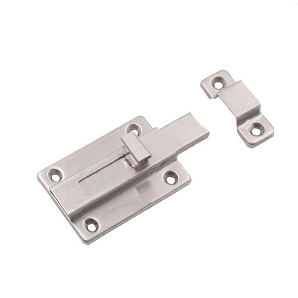 Bedroom Bathroom Stainless Steel Shed Lock Door Bolt Padlock Clasp Set Cabinet Catches