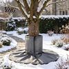 Outdoor Winter Garden Bed Cover Palm Tree Root Protector, 3-Layer Freeze with Ground Stakes, Insulation Landscape Frost Damage Prevention Wrap