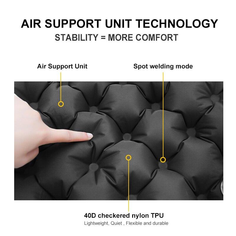 Ultralight Inflatable Seat Cushion Portable Camping Air Mat Waterproof Sitting Pad For Outdoor Hiking Backpacking Beach Travel