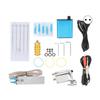 Набор для татуировки Liner Tattoo Motor Gun Kits Аксессуары для тату-машинок для начинающих 90‑265 В SilverEU